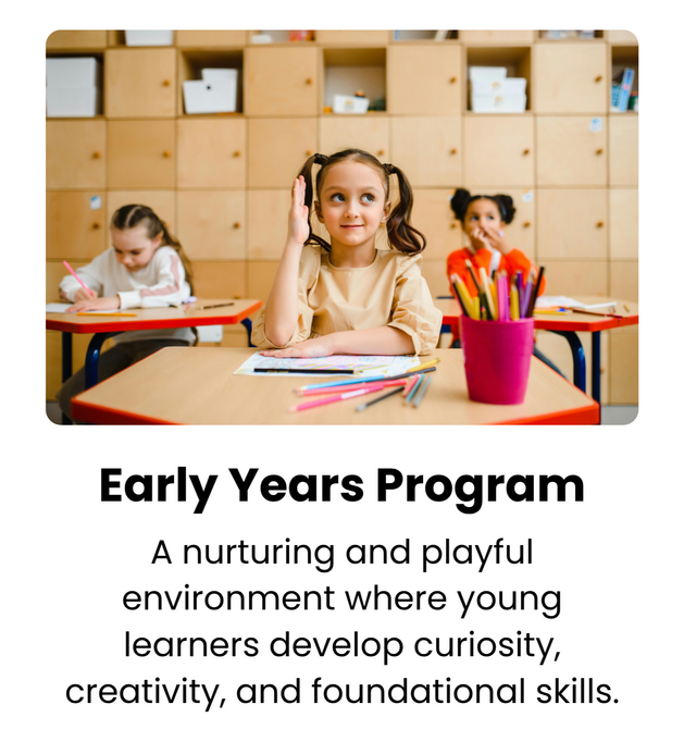 Early Years Program Early Years Program